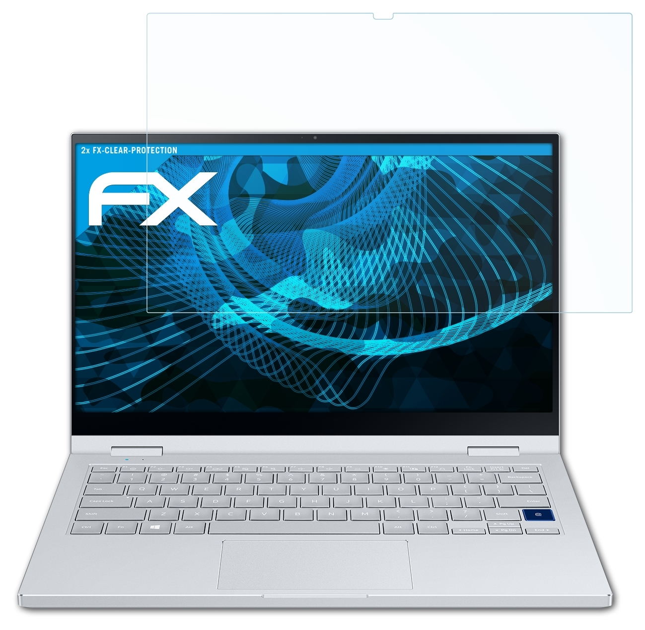 ATFOLIX 2x FX-Clear inch)) Samsung Flex (13 Book alpha Displayschutz(für Galaxy