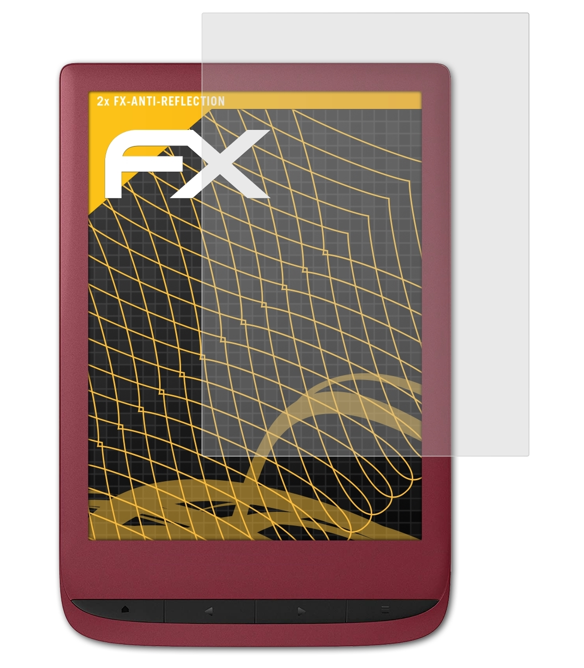 ATFOLIX 2x FX-Antireflex Displayschutz(für PocketBook Touch 5) Lux