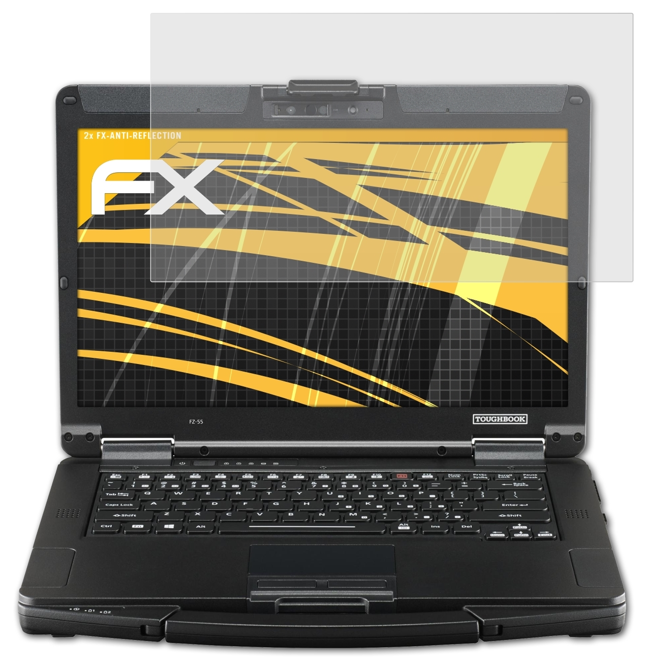 ATFOLIX 2x FX-Antireflex Displayschutz(für 55) Panasonic Toughbook