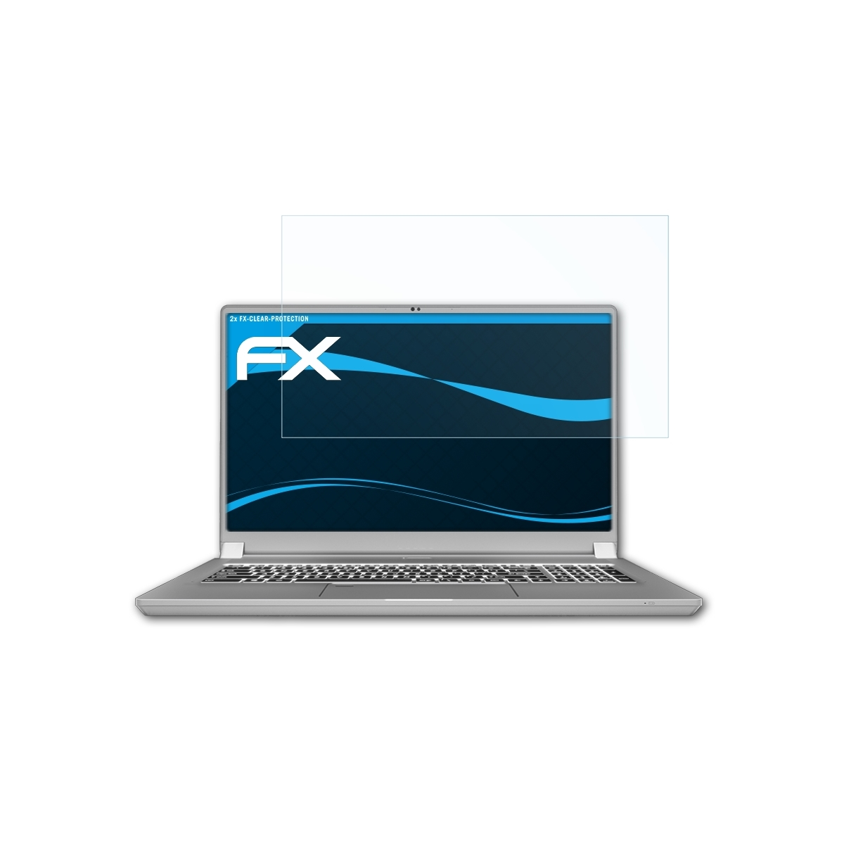 ATFOLIX 2x Displayschutz(für Workstation) WS75 FX-Clear MSI Mobile