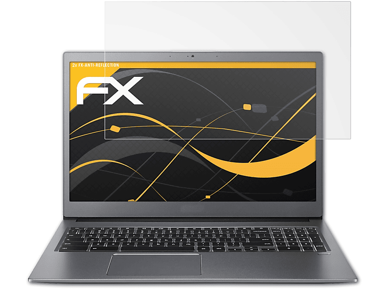 ATFOLIX 2x FX-Antireflex Displayschutz(für Acer Chromebook 715)