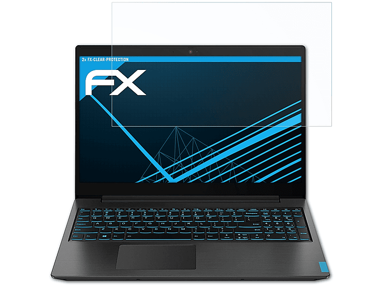 ATFOLIX 2x FX-Clear Displayschutz(für Lenovo IdeaPad L340 Gaming (17 Inch))