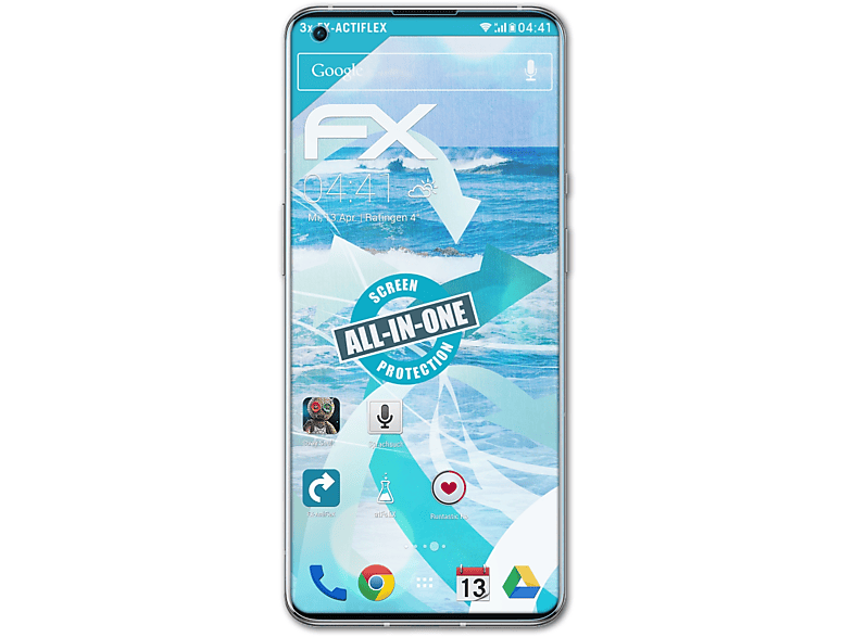 ATFOLIX 3x FX-ActiFleX Displayschutz(für OnePlus 9 Pro)