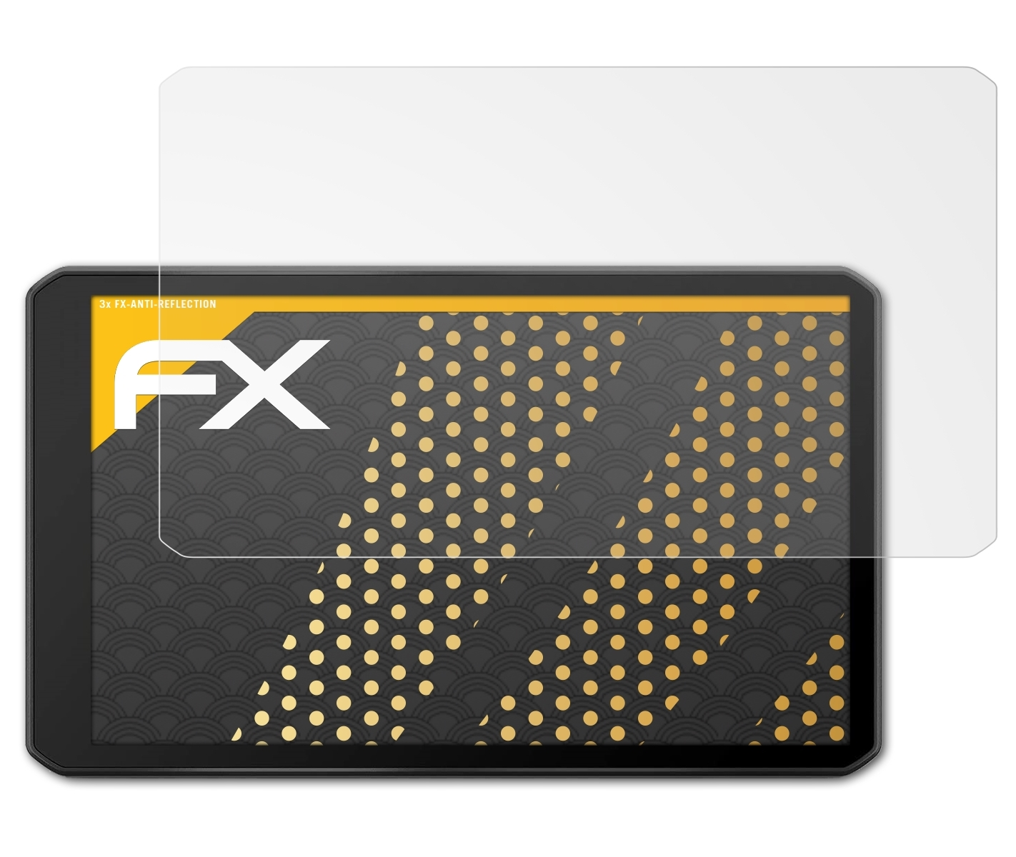 ATFOLIX 3x FX-Antireflex Displayschutz(für Garmin LGV700) dezl