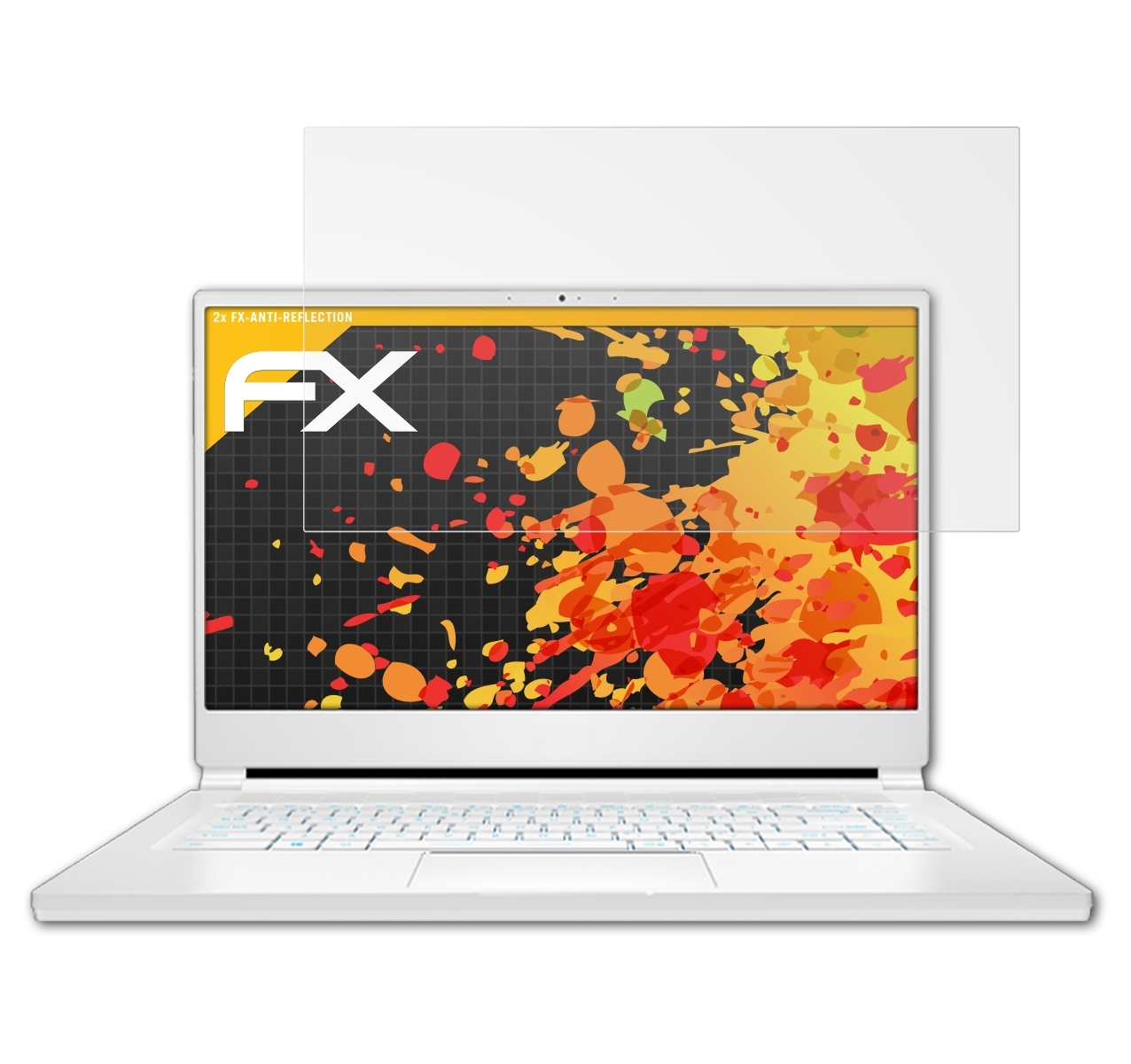 ATFOLIX 2x Displayschutz(für 15M) MSI FX-Antireflex Stealth