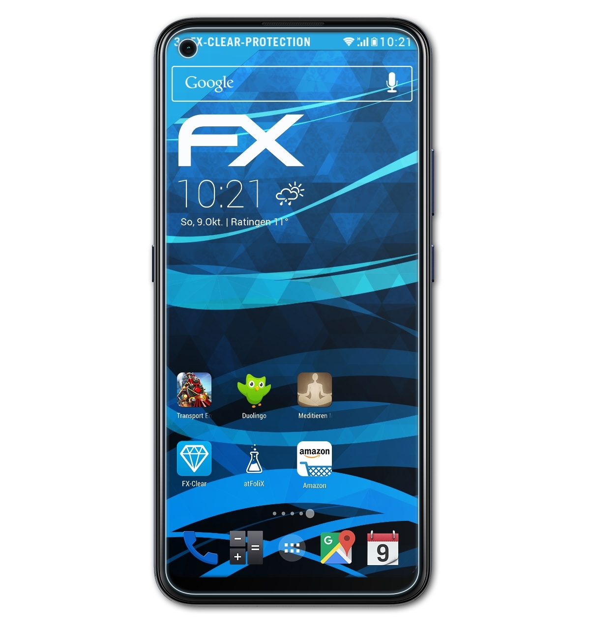 ATFOLIX 3x FX-Clear Displayschutz(für Nokia 5.4)