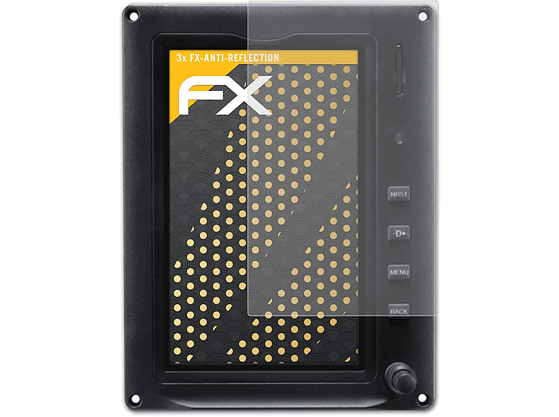 3x Garmin Displayschutz(für Inch)) Touch ATFOLIX (7 FX-Antireflex G3X
