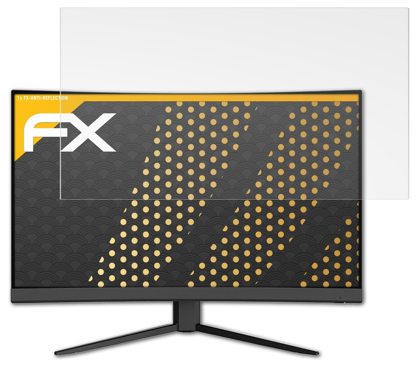 ATFOLIX FX-Antireflex Displayschutz(für MSI Optix G27CQ4)