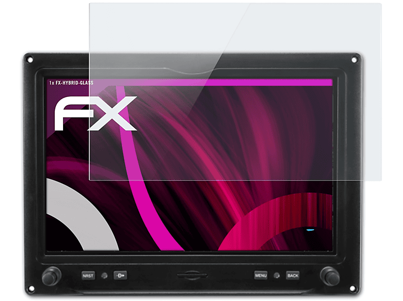 ATFOLIX FX-Hybrid-Glass Schutzglas(für Garmin Inch)) G3X Touch (10.6