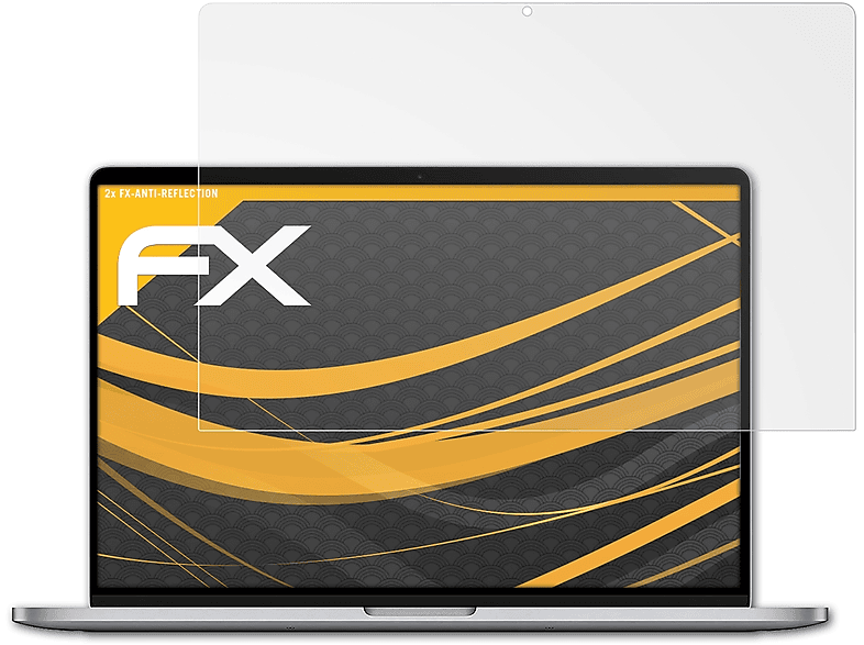 ATFOLIX 2x 2021 Apple (16 Pro MacBook Displayschutz(für FX-Antireflex inch))