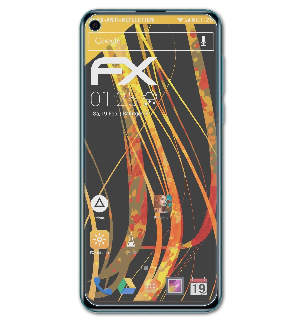 3x Coolpad S) Displayschutz(für ATFOLIX FX-Antireflex Cool