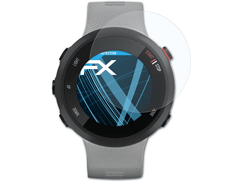 ATFOLIX 3x FX-Clear Displayschutz(für Garmin Forerunner 45 Plus)