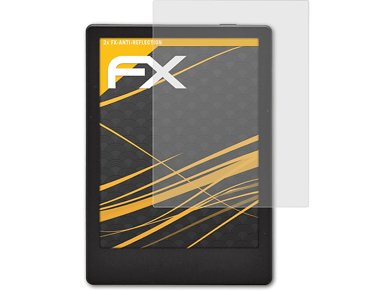 ATFOLIX 2x FX-Antireflex Displayschutz(für BOOX Poke 2 Color)