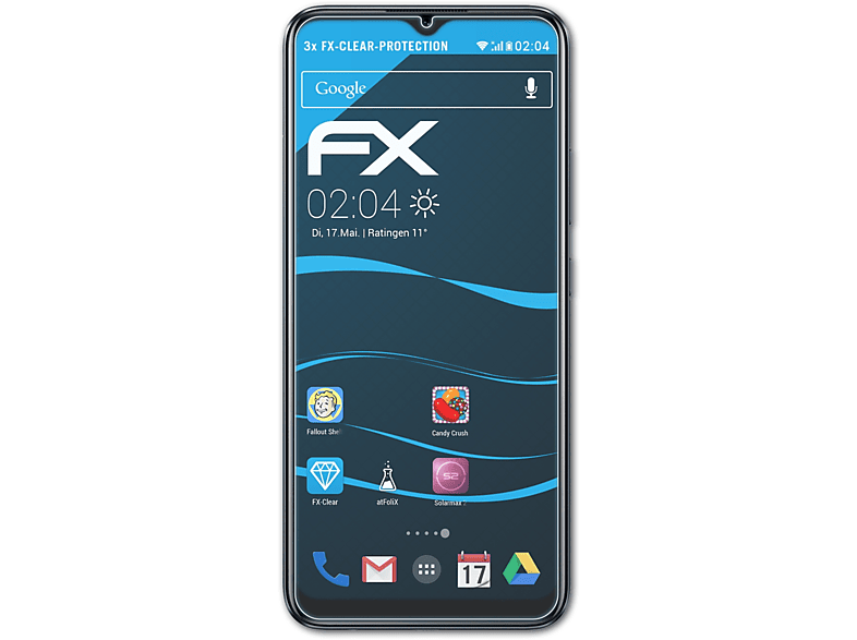 Displayschutz(für C25) 3x FX-Clear ATFOLIX Realme