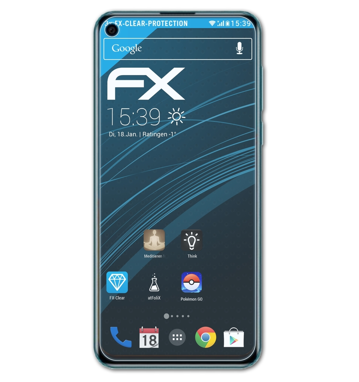 ATFOLIX 3x FX-Clear Coolpad Cool Displayschutz(für S)