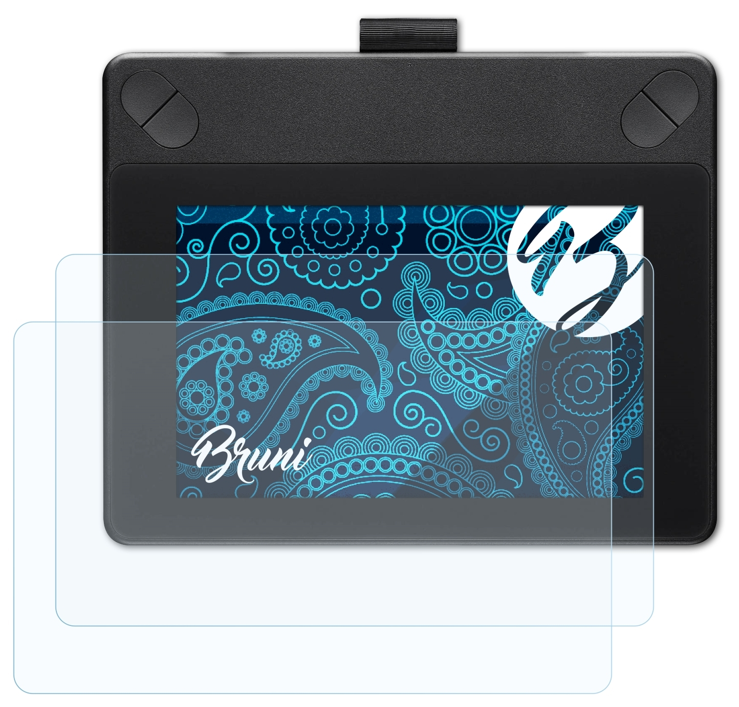 BRUNI 2x Basics-Clear Schutzfolie(für Wacom INTUOS Art Small)