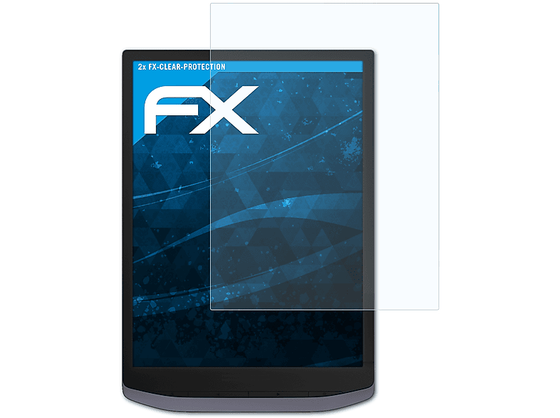 ATFOLIX 2x FX-Clear PocketBook Displayschutz(für X) InkPad