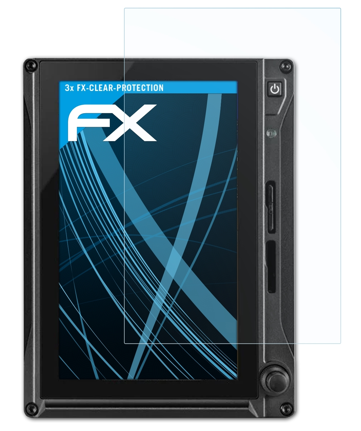 ATFOLIX 3x FX-Clear Garmin G500 (7 Portrait)) TXi Inch Displayschutz(für