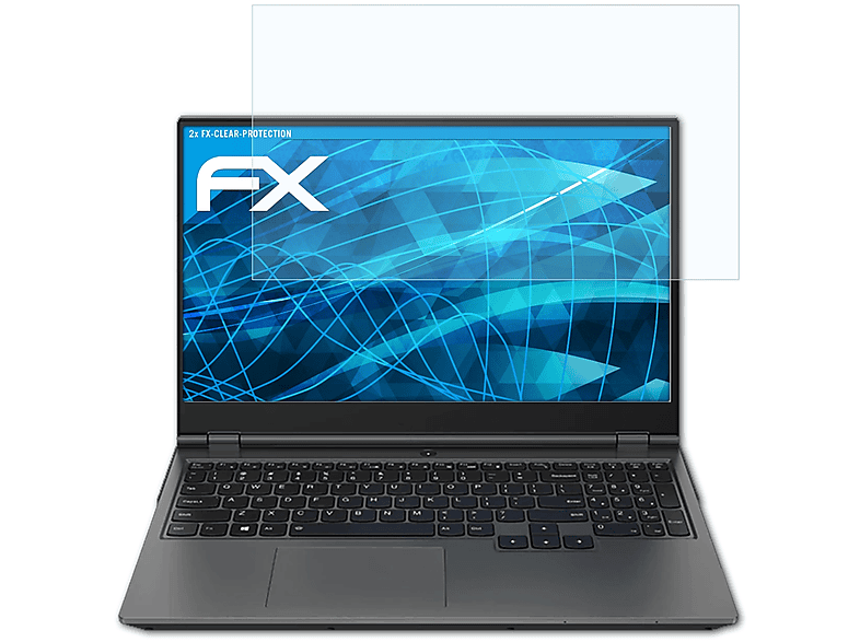 ATFOLIX 2x FX-Clear Displayschutz(für Lenovo Legion 5Pi (15 inch))