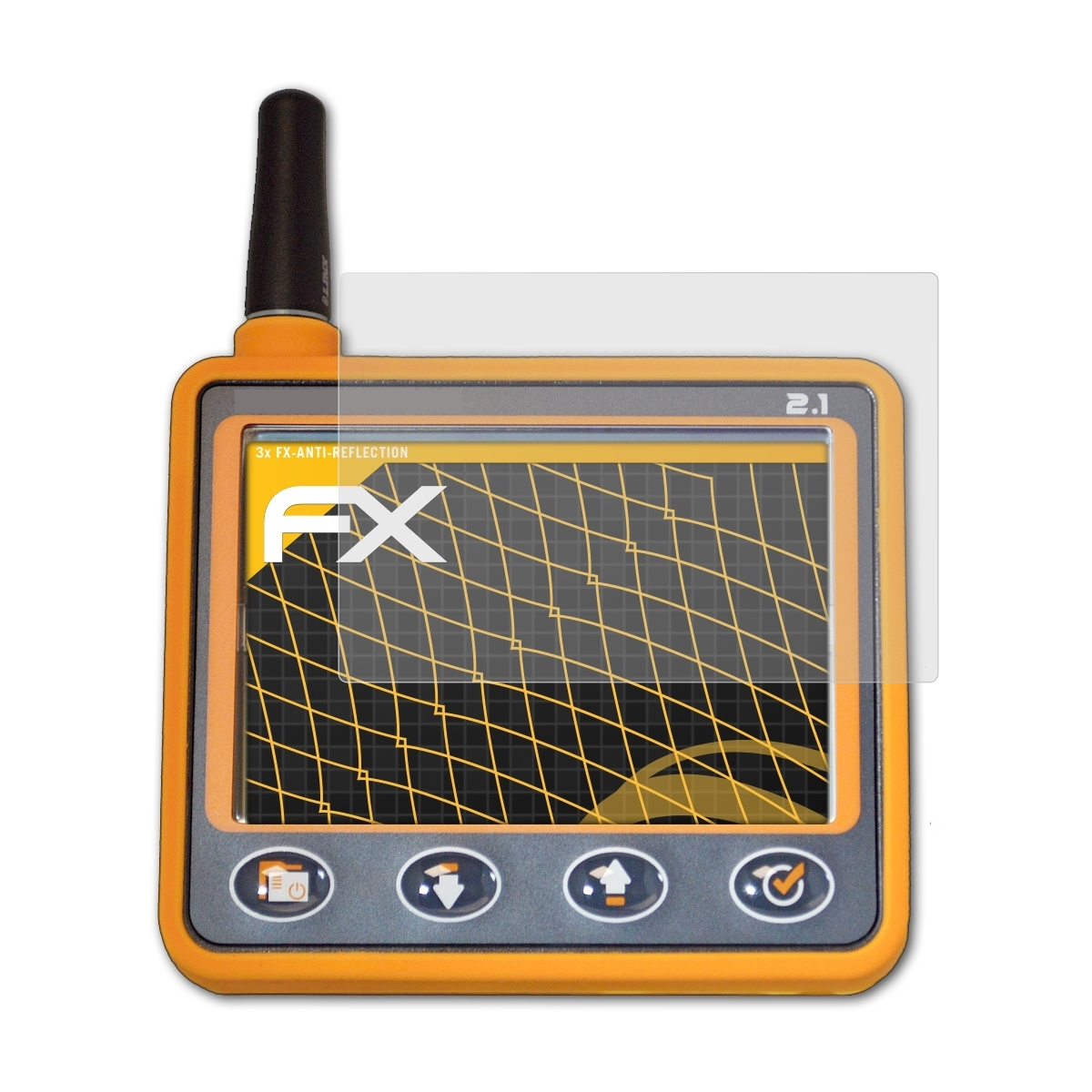 Skytraxx 2.1 mit 3x ATFOLIX Displayschutz(für FANET+) FX-Antireflex