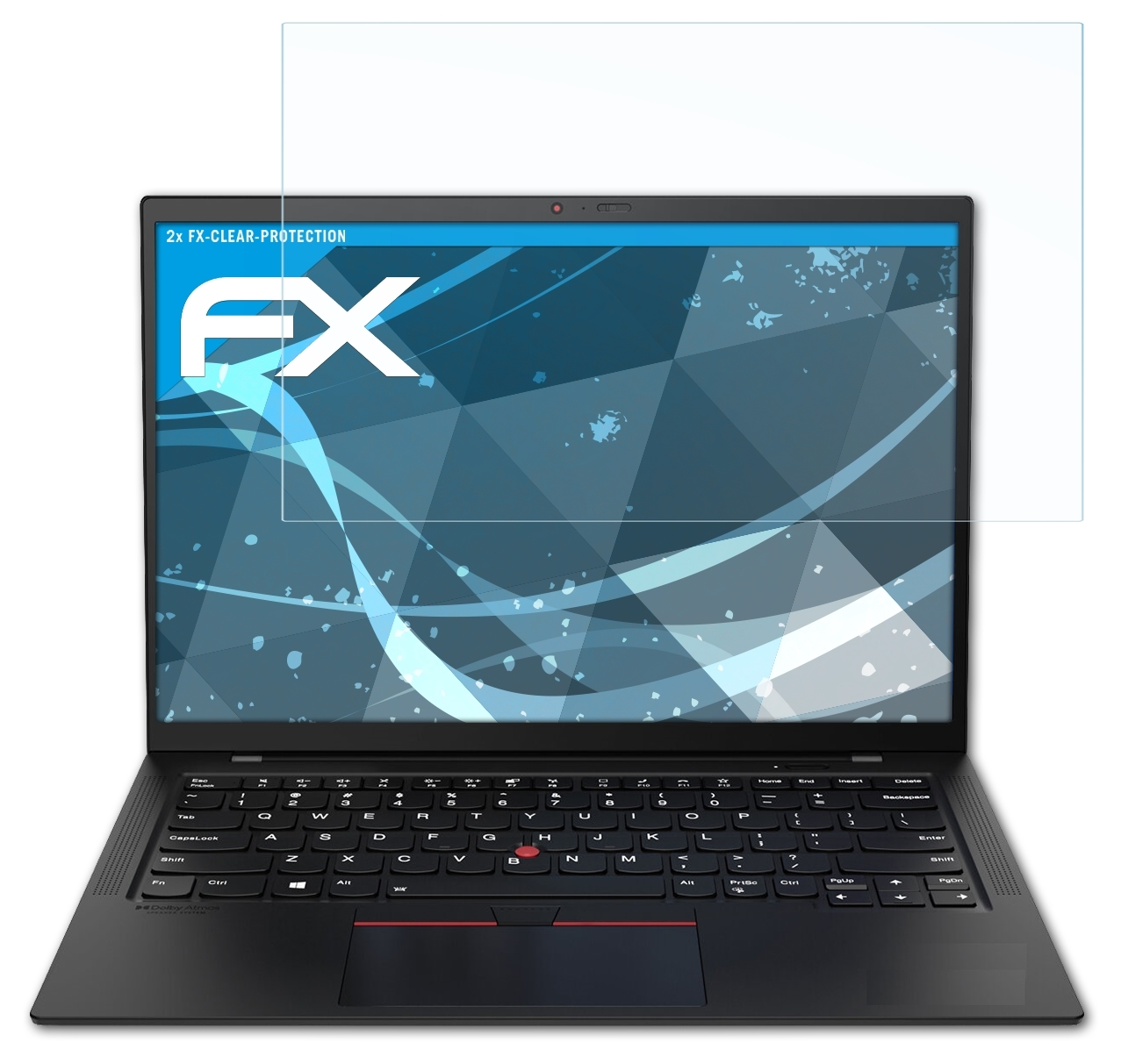 Displayschutz(für ATFOLIX FX-Clear X1 Lenovo Gen. 2021)) Carbon ThinkPad 2x (9th
