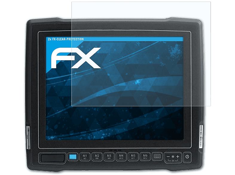 ATFOLIX 2x FX-Clear Zebra VC80x) Displayschutz(für