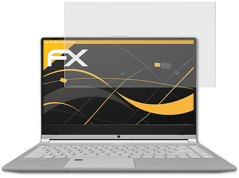 ATFOLIX 2x FX-Antireflex Displayschutz(für MSI PS42 Modern)