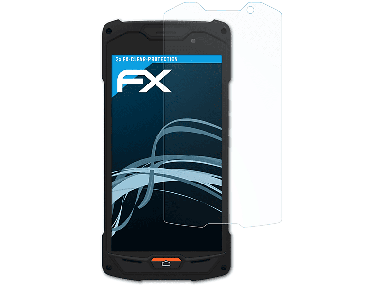 ATFOLIX 2x FX-Clear Displayschutz(für Sunmi L2)