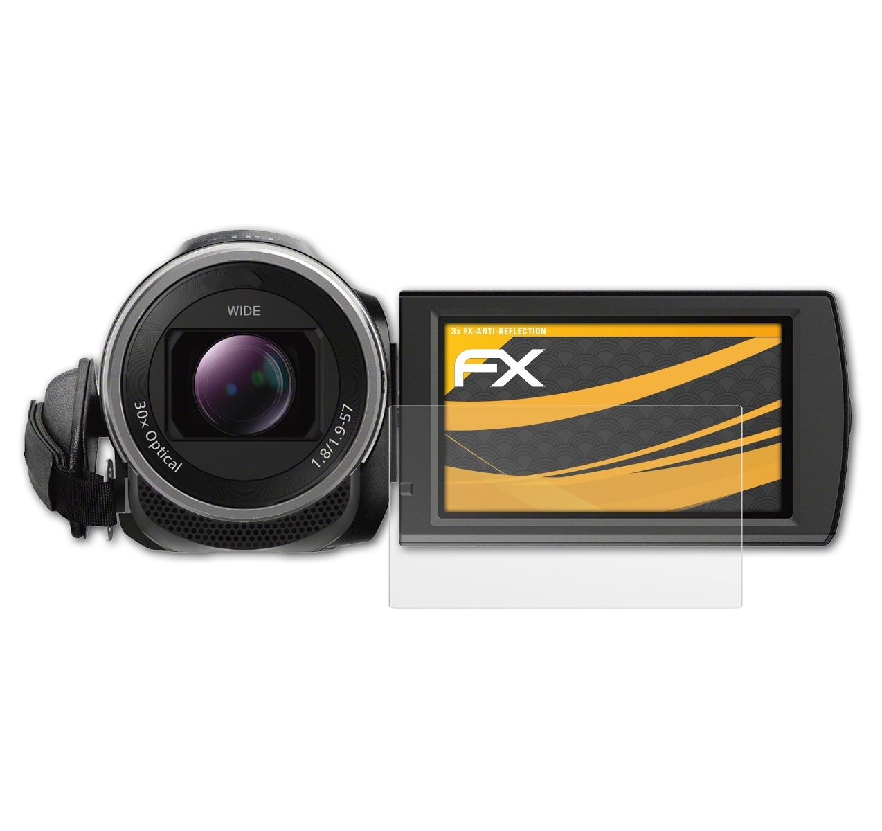 Sony ATFOLIX 3x FX-Antireflex Displayschutz(für HDR-CX625)