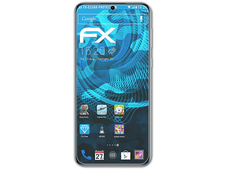 ATFOLIX 3x FX-Clear Displayschutz(für P50) Huawei