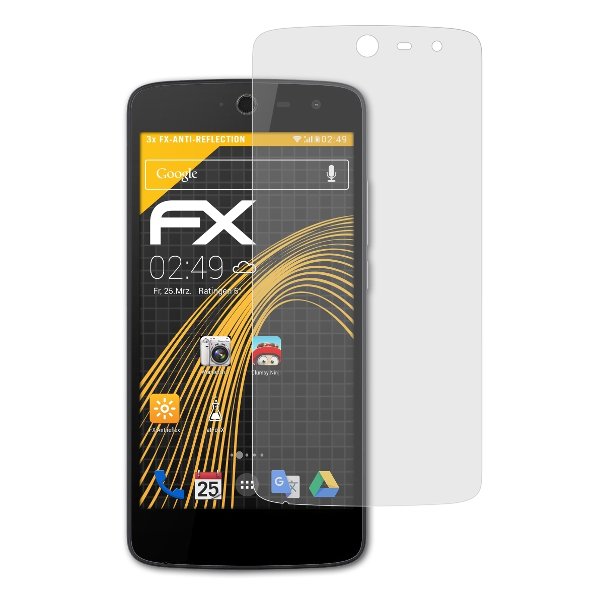 ATFOLIX 3x FX-Antireflex Zest) Acer Liquid Displayschutz(für