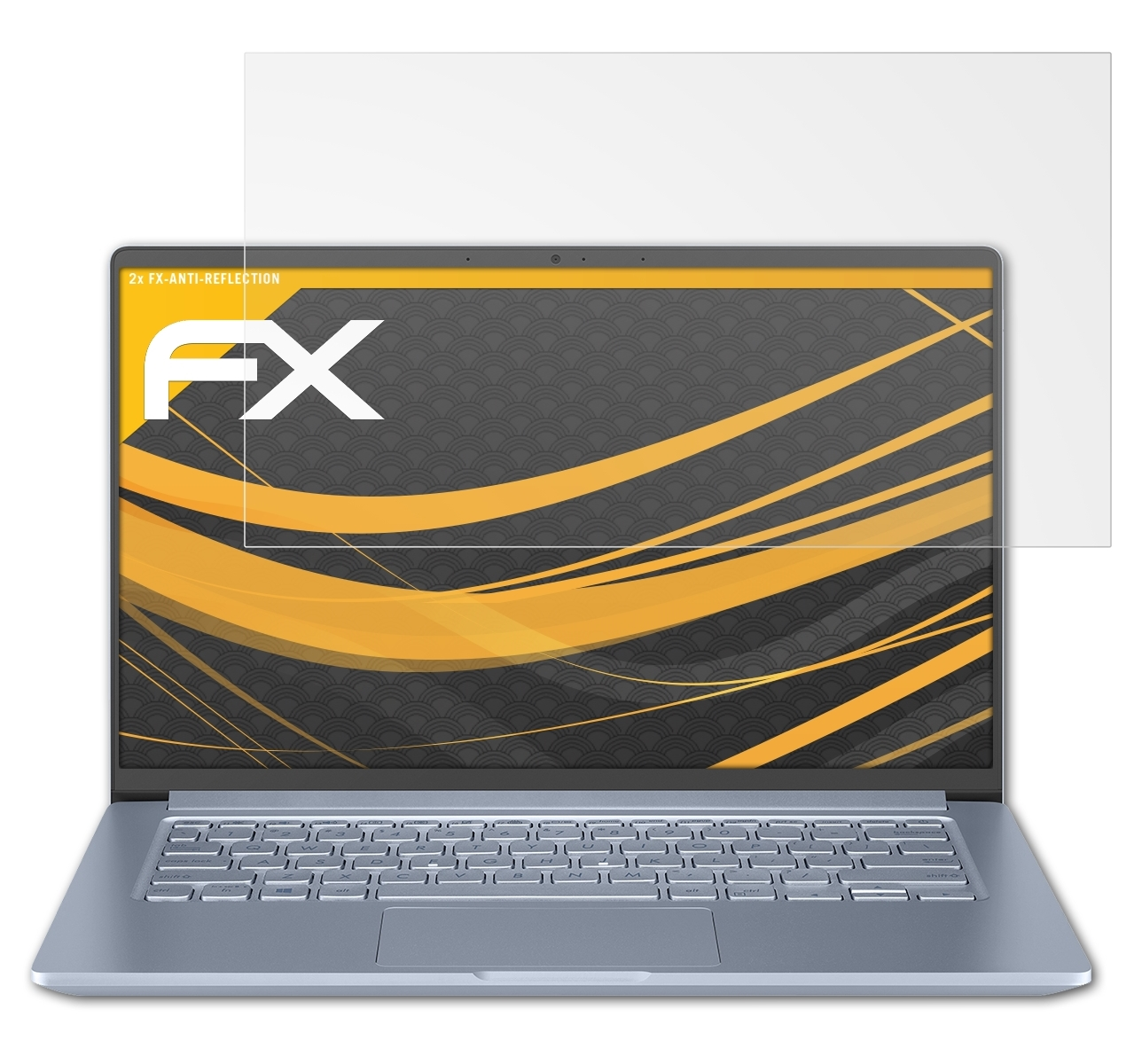 (X413EA)) 2x VivoBook 14 Displayschutz(für Asus FX-Antireflex ATFOLIX