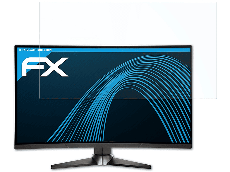 ATFOLIX FX-Clear MAG240CR) Displayschutz(für Optix MSI