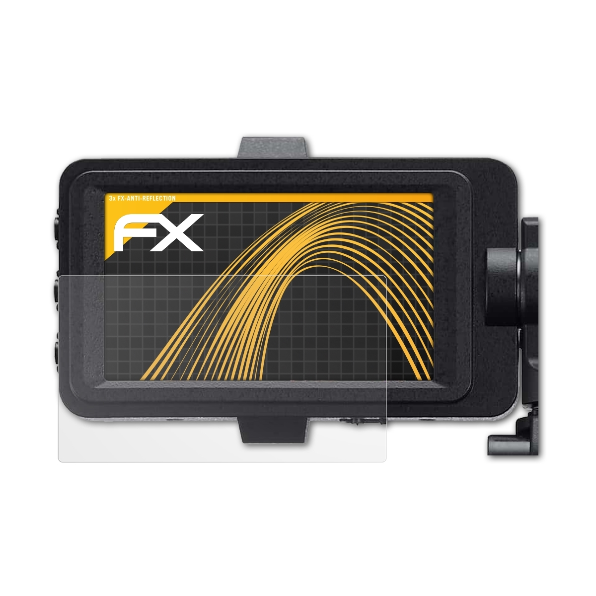 ATFOLIX 3x Sony FX6) FX-Antireflex Displayschutz(für