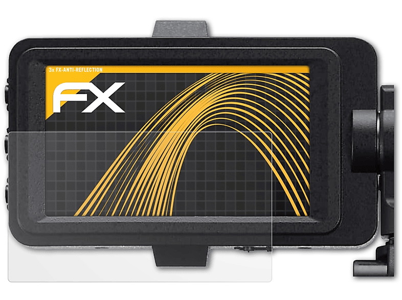 FX-Antireflex FX6) 3x Displayschutz(für Sony ATFOLIX