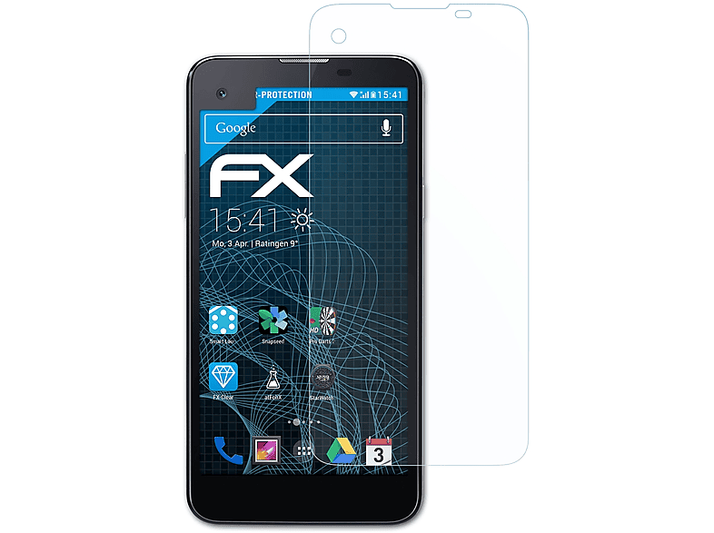 LG X 3x ATFOLIX FX-Clear screen) Displayschutz(für