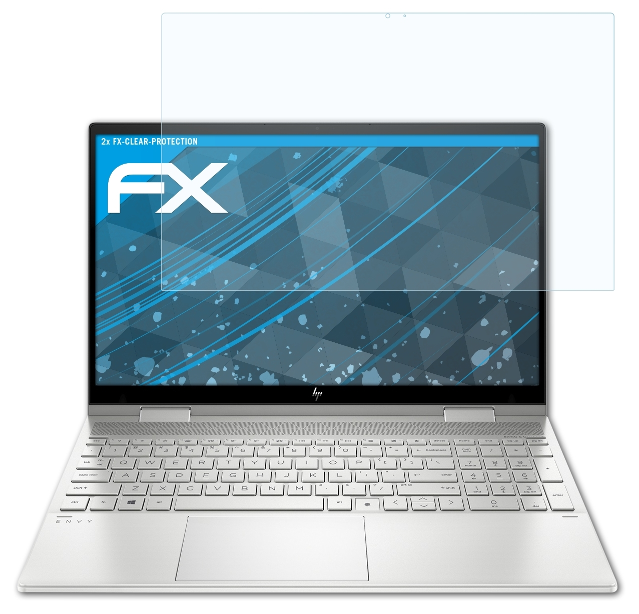 x360 Envy Displayschutz(für HP (15-ed1779ng)) FX-Clear ATFOLIX 2x