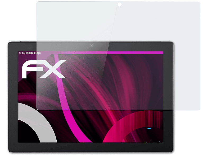 ATFOLIX FX-Hybrid-Glass Schutzglas(für Lenovo IdeaPad (510-12ISK)) MIIX