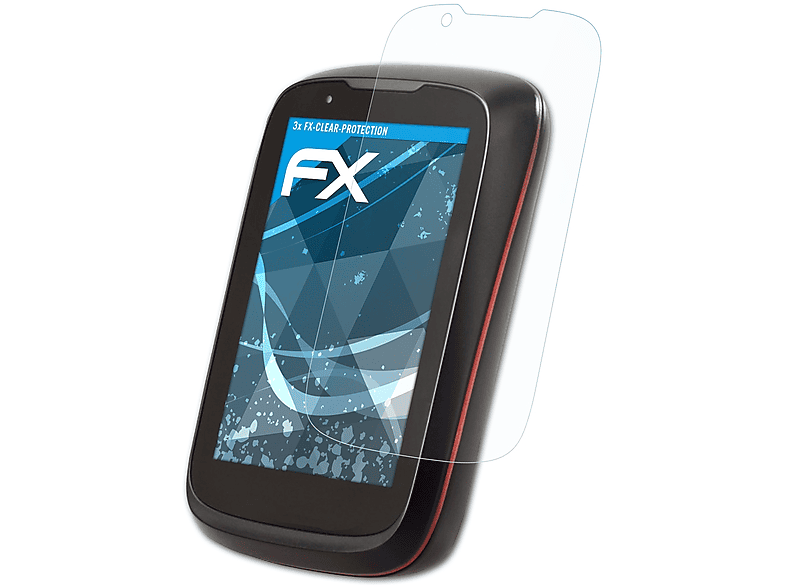 ATFOLIX 3x FX-Clear Displayschutz(für Falk Tiger Geo / PRO)