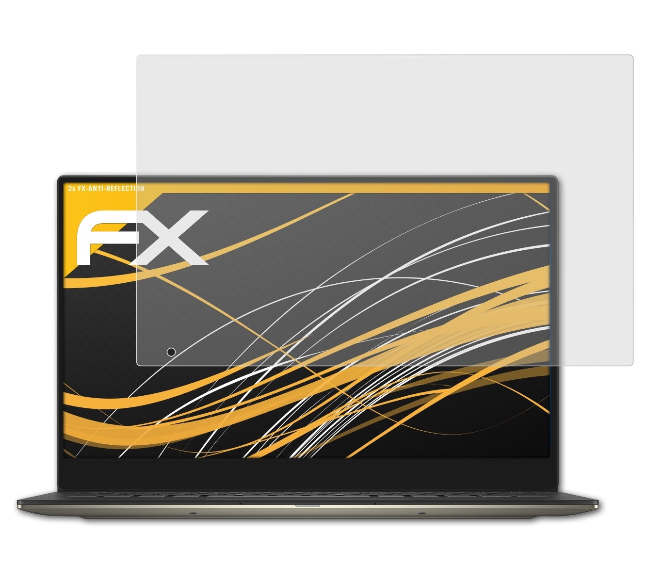 ATFOLIX 2x FX-Antireflex XPS Displayschutz(für Dell 13 (9350))
