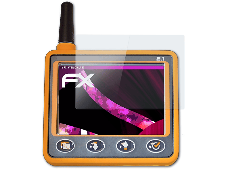 ATFOLIX FX-Hybrid-Glass Schutzglas(für Skytraxx FANET+) 2.1 mit