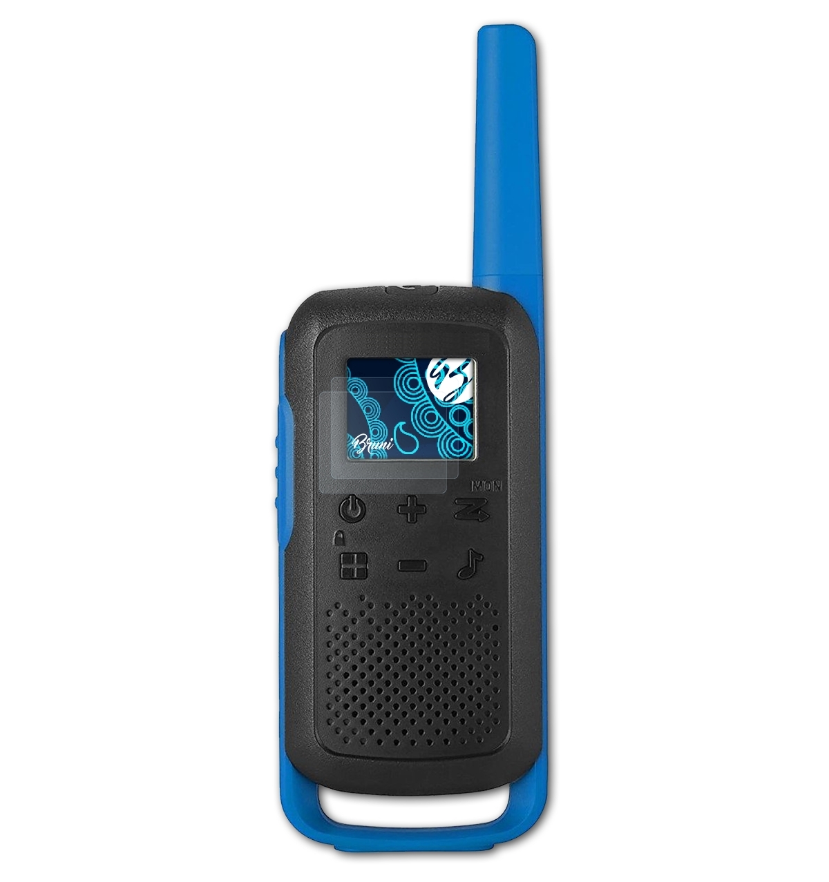 T62) Motorola Schutzfolie(für 2x Talkabout Basics-Clear BRUNI