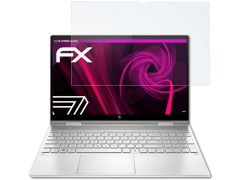 ATFOLIX FX-Hybrid-Glass Schutzglas(für Envy HP x360 (15-ed1769ng))