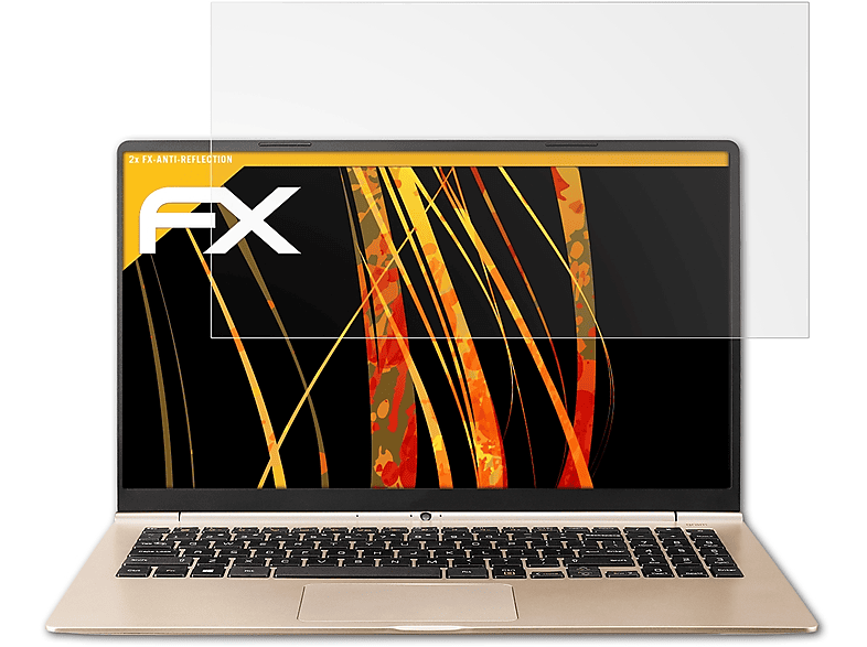 ATFOLIX 2x FX-Antireflex Displayschutz(für LG Gram 15 (15Z960))