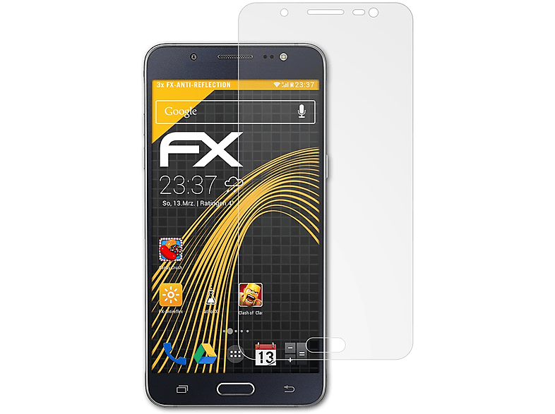 FX-Antireflex Samsung ATFOLIX Displayschutz(für J5 3x (2016)) Galaxy