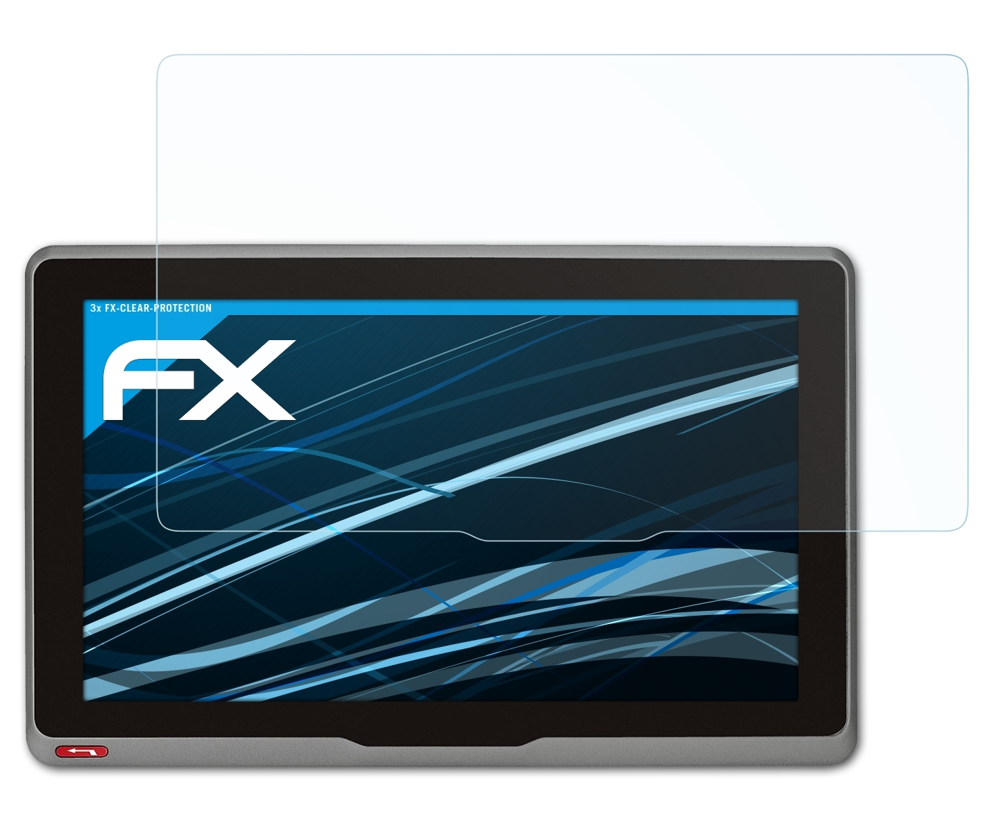 FX-Clear Transit.7sl) 3x Displayschutz(für ATFOLIX Becker