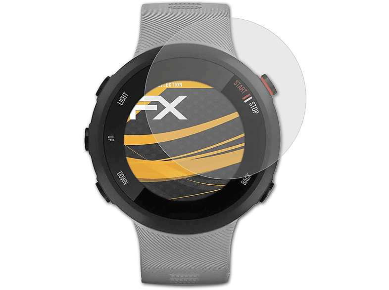 ATFOLIX 3x FX-Antireflex Displayschutz(für Garmin Forerunner 45 Plus)