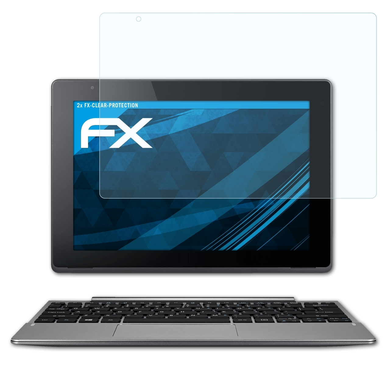 ATFOLIX 2x FX-Clear Displayschutz(für Acer Aspire V) Switch 10