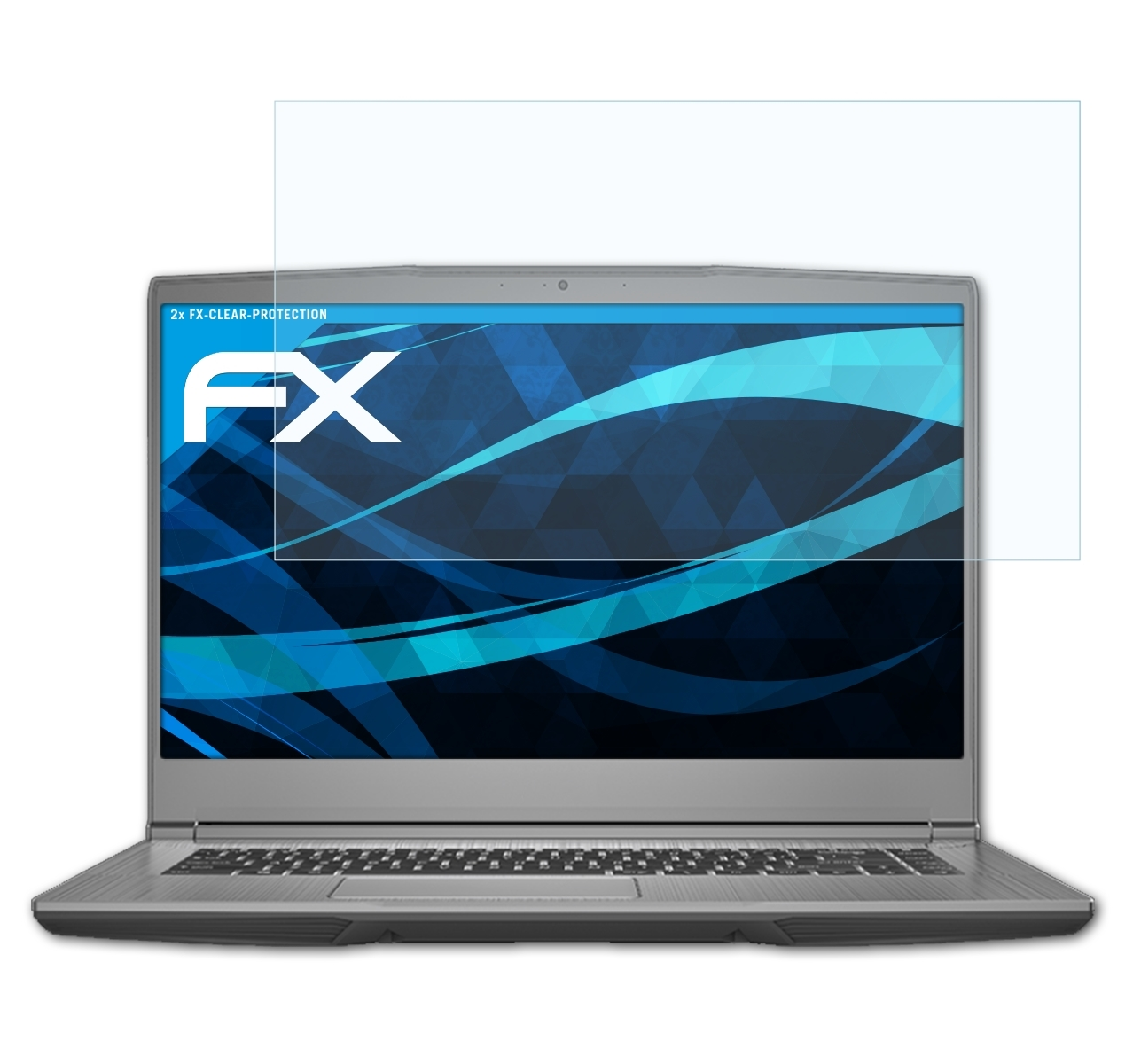 ATFOLIX 2x FX-Clear Displayschutz(für Workstation) Mobile MSI WF65