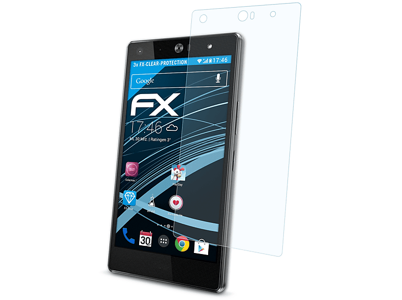 Displayschutz(für Liquid 3x Acer FX-Clear X2) ATFOLIX